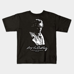 Ludwig van Beethoven, Classical Music-Piano Kids T-Shirt